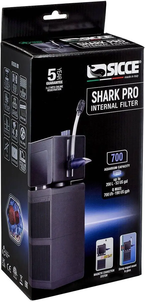 Sicce Shark Pro 700 Aquariumfilter - 700 l/h - afbeelding 3 van 4