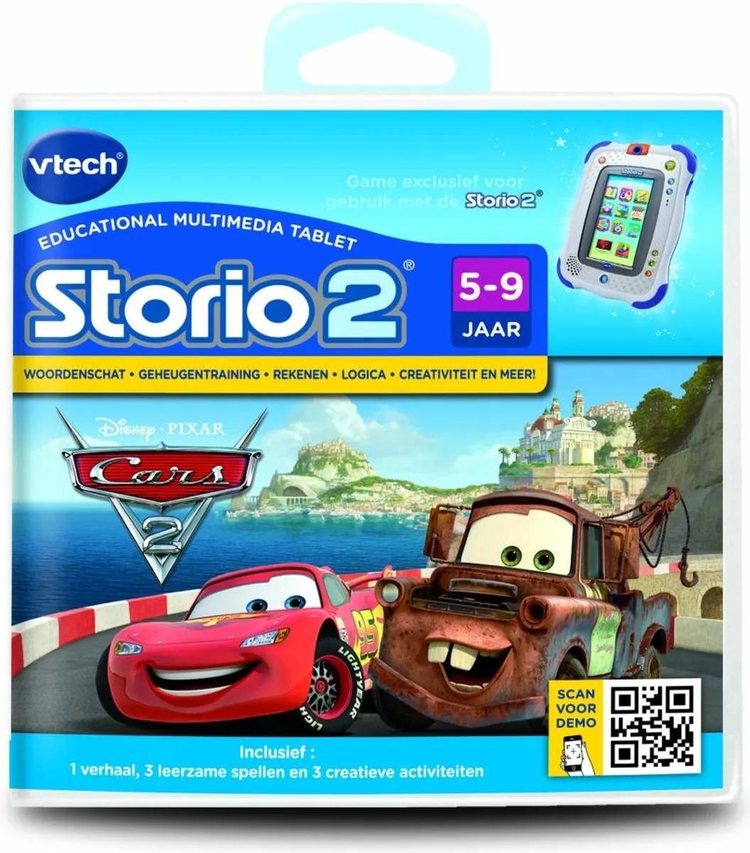 VTech Storio 2 Disney Cars 2 Leercomputer - Wit