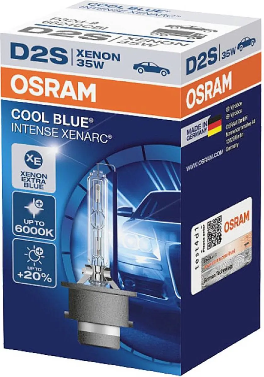 Osram Xenarc Cool Blue 66240CBN Xenonlamp D2S - 35W - afbeelding 3 van 4