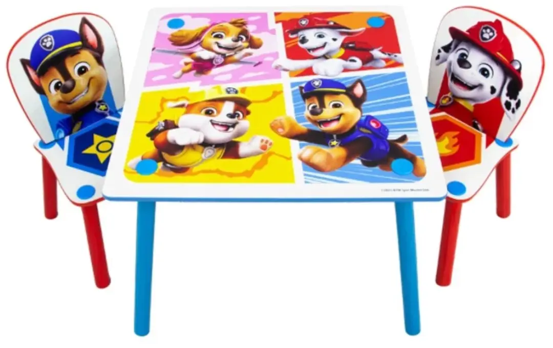 PAW Patrol Kindertafel met 2 stoeltjes