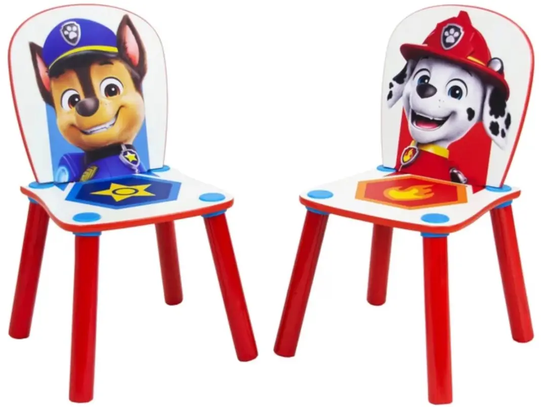 PAW Patrol Kindertafel met 2 stoeltjes - 63x63x45cm - afbeelding 3 van 5