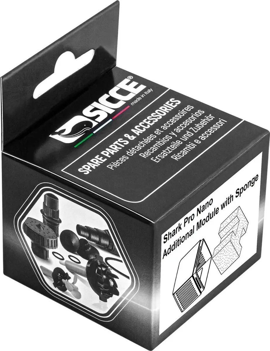 Sicce Shark Pro Nano Module - Uitbreidingsmodule Met Spons - afbeelding 2 van 3