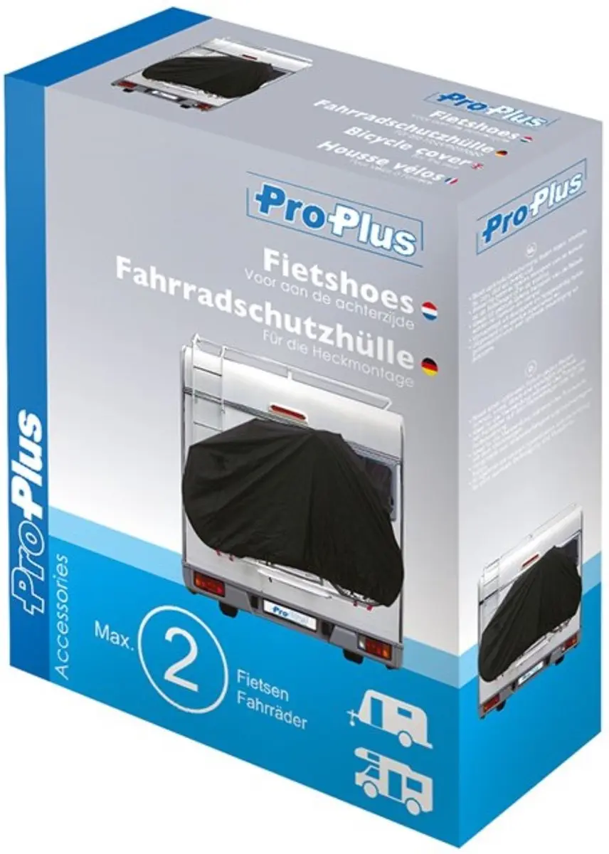 ProPlus Fietshoes Achterzijde - Voor 2 Fietsen - Zwart - afbeelding 5 van 6