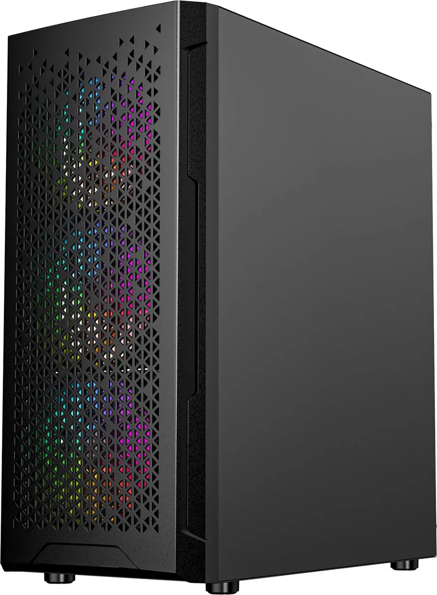 Gembird Fornax 400X Midi Tower - Zwart