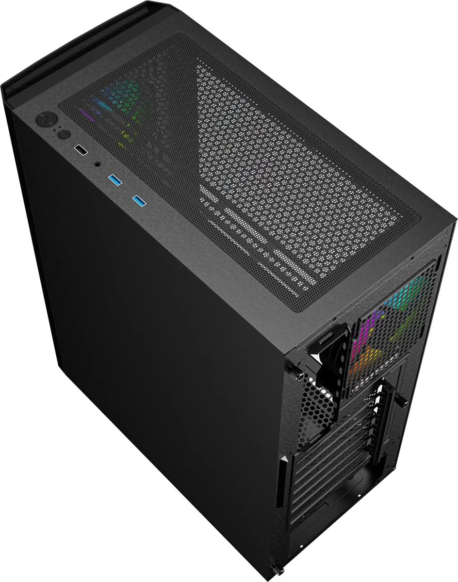 Gembird Fornax 400X Midi Tower - Zwart