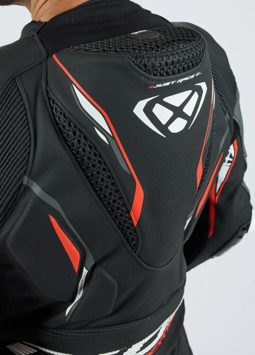 IXON Demonio Motorpak - Racepak - Zwart/Rood/Wit - 4XL - afbeelding 2 van 6