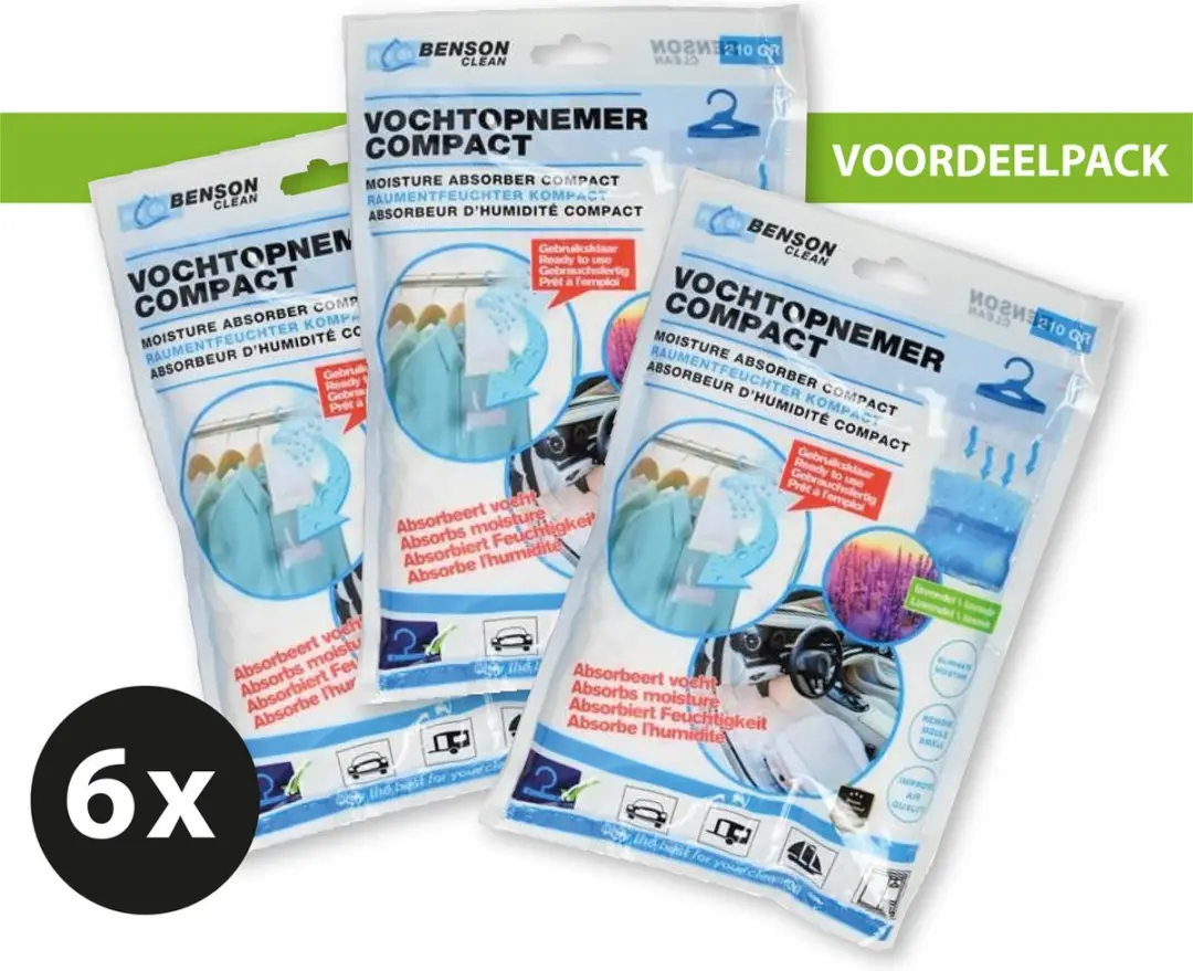 Benson clean vochteter-vochtopnemer compact