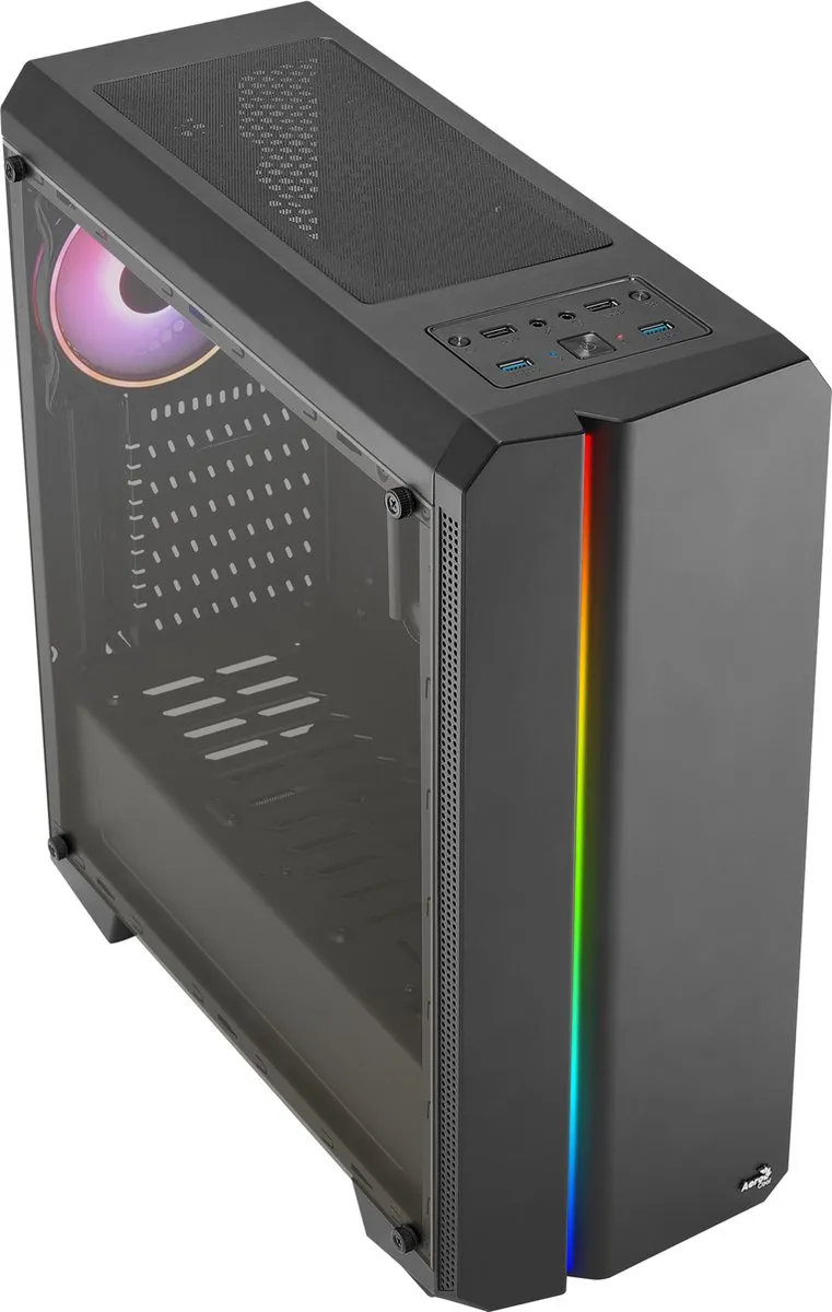 Aerocool Genesis-A-BK-v2 Gehouset - 4x 2.5" 2x 3.5" - Zwart