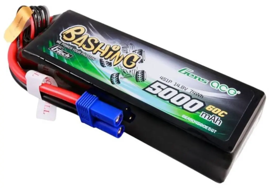 Gens Ace GEA504S60E5GT LiPo Accu 5000mAh 14,8V 60C EC5 - afbeelding 5 van 6