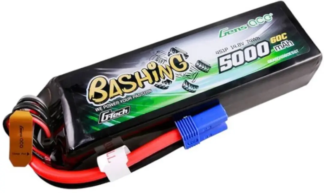 Gens Ace GEA504S60E5GT LiPo Accu 5000mAh 14,8V 60C EC5 - afbeelding 2 van 6