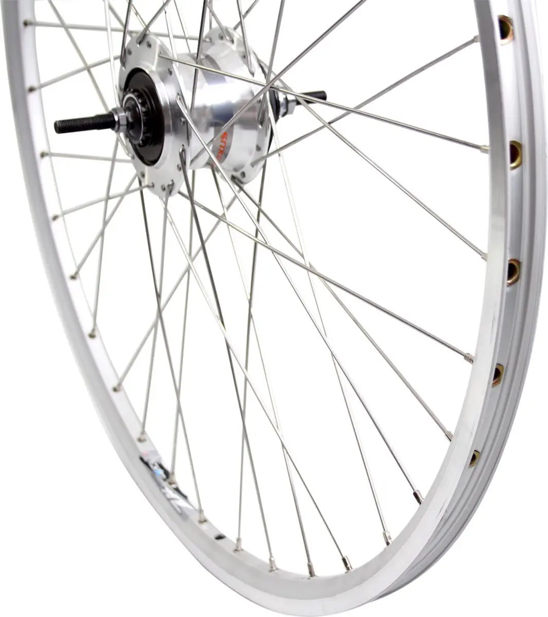 Roland achterwiel 28 Nexus 7 RB ZAC2000 zilver RVS spk