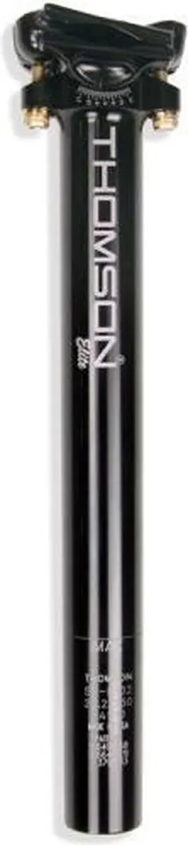 Thomson Elite 410 Mm Zadelpen Zwart 410 mm / 31.6 mm