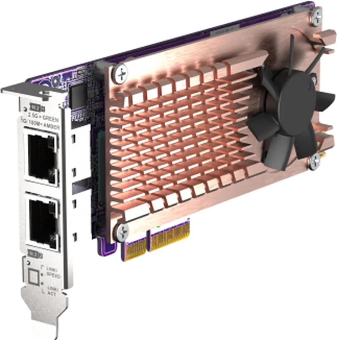 QNAP QM2-2P2G2T Netwerkkaart 2.5Gbps - Multicolor