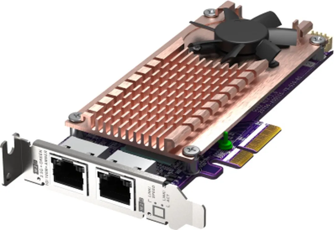 QNAP QM2-2P2G2T Netwerkkaart 2.5Gbps - Multicolor - afbeelding 6 van 6