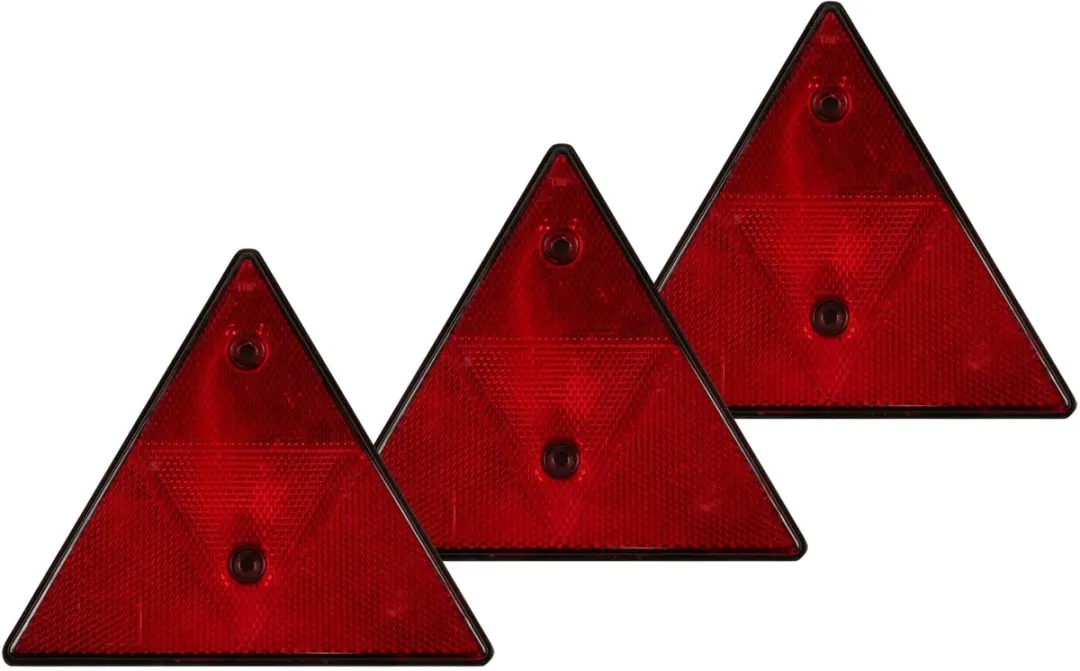 Benson driehoek reflector rood