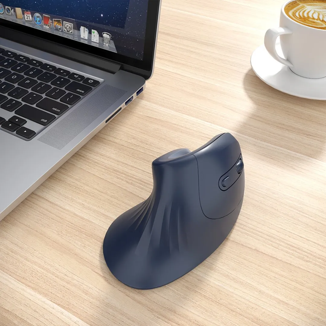 Gembird MUSW-ERGO-03 Ergonomische Draadloze Muis - Zwart
