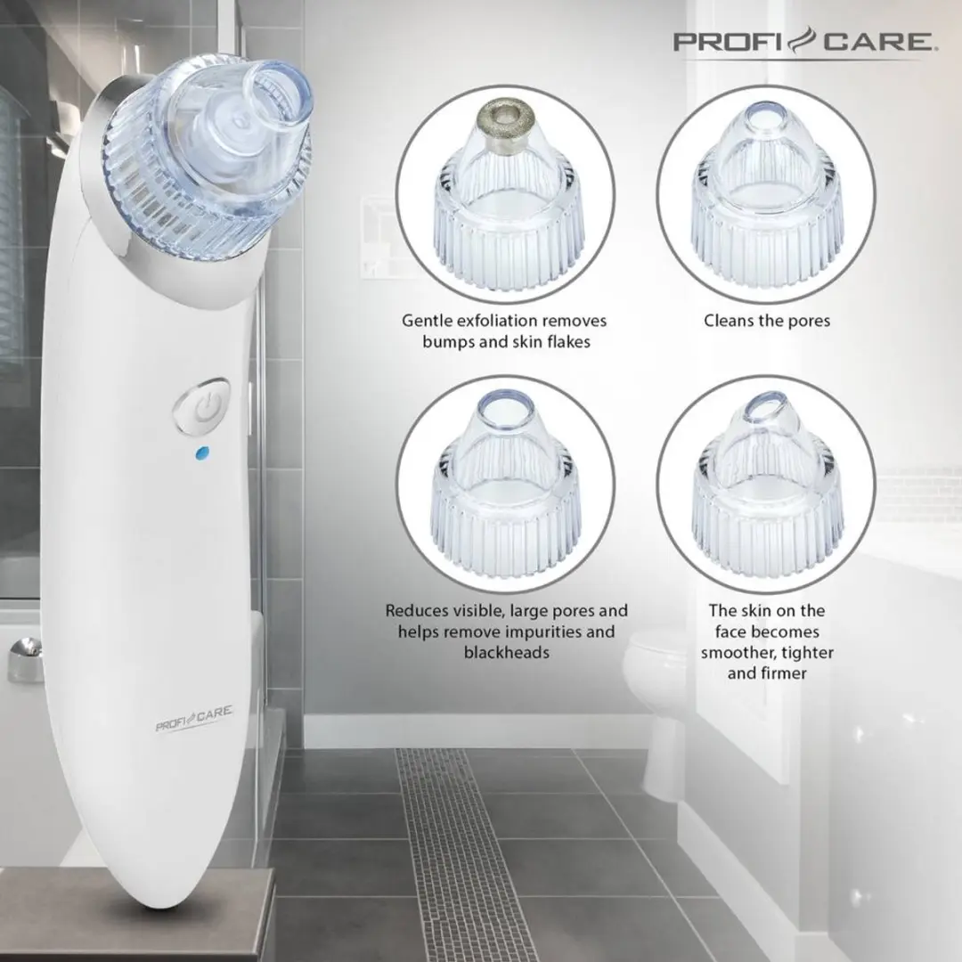 Clatronic ProfiCare PR3025 Poriënreiniger - 5 Snelheden - afbeelding 3 van 6