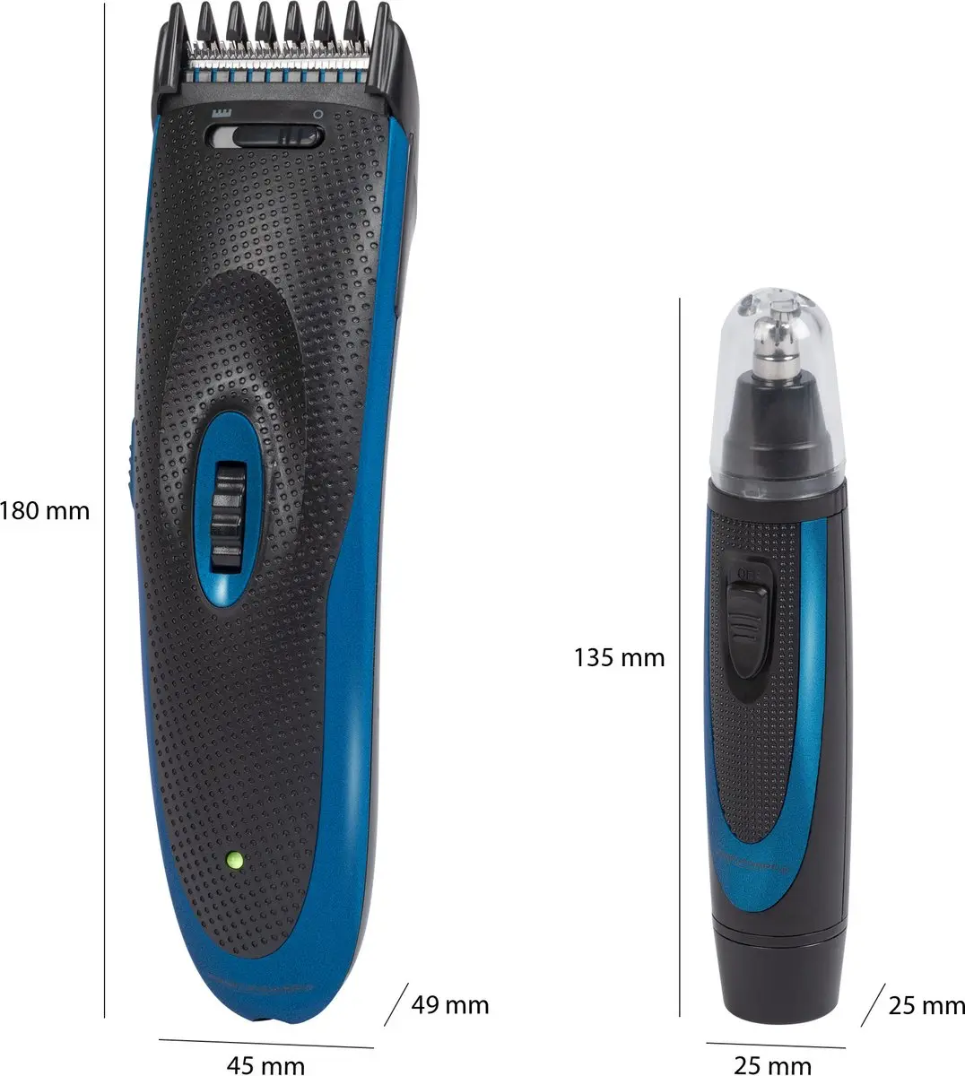 Clatronic ProfiCare PC-HSM/R 3052 Tondeuse - Zwart/Blauw - afbeelding 2 van 6