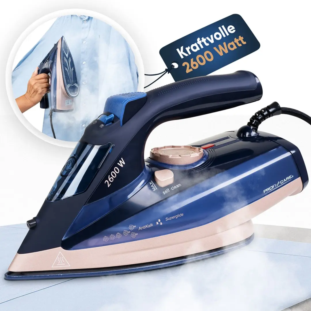 Clatronic ProfiCare PC-DB 3126 Stoomstrijkijzer - 2600W - afbeelding 3 van 6