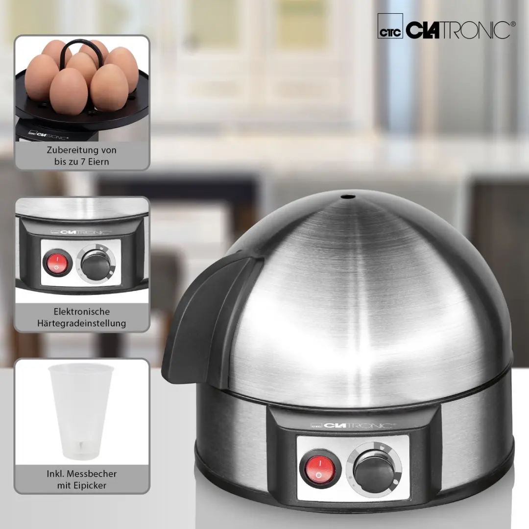 Clatronic EK 3321 Eierkoker - 400W - 7 eieren - afbeelding 4 van 6