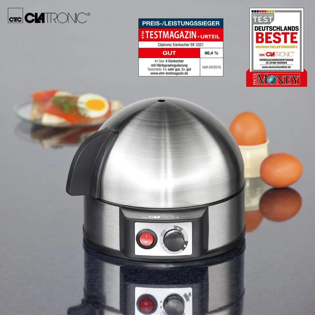 Clatronic EK 3321 Eierkoker - 400W - 7 eieren - afbeelding 3 van 6
