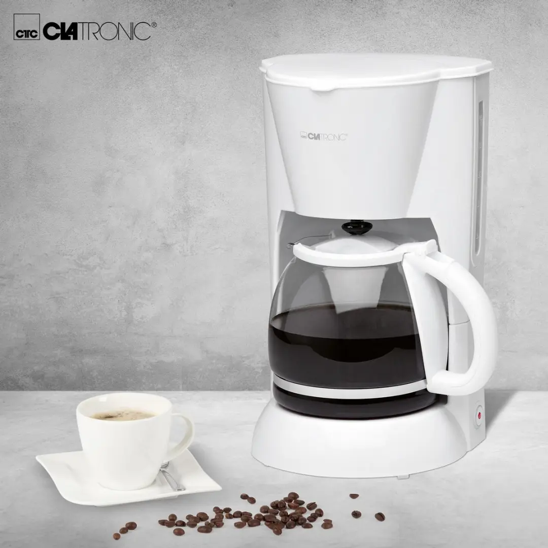 Clatronic KA3473 Koffiezetapparaat 900W - 1.5L - Wit - afbeelding 3 van 5