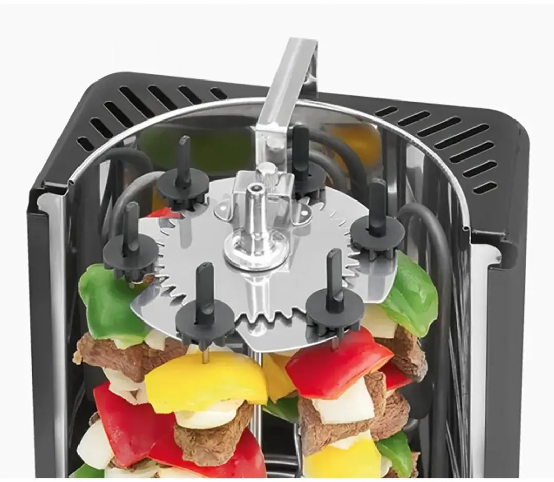 Clatronic DVG 3686 Verticale Multi Grill 1400W - Zwart - afbeelding 4 van 6