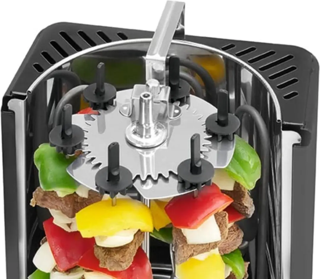 Clatronic DVG 3686 Verticale Multi Grill 1400W - Zwart - afbeelding 3 van 6