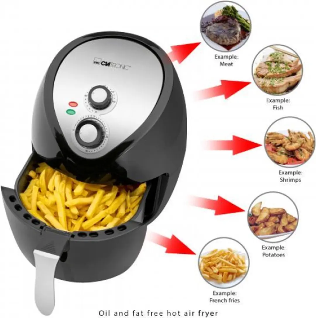 Clatronic FR 3699 H Heteluchtfriteuse - 3,6L - 1400W - afbeelding 5 van 5