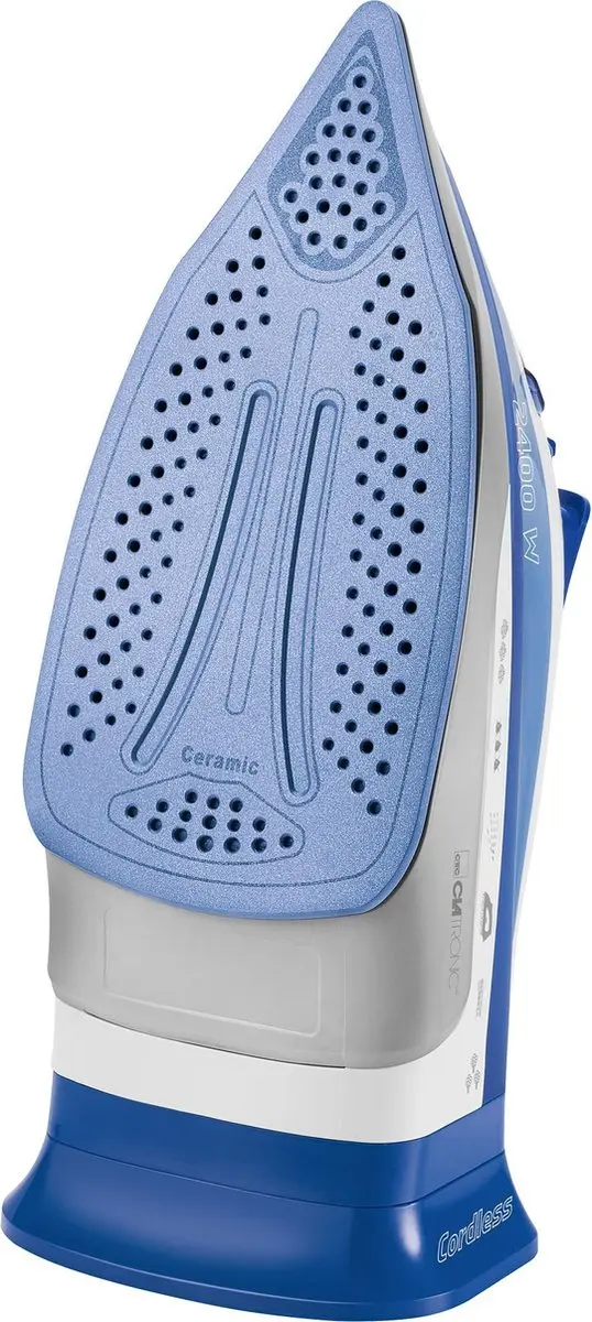 Clatronic DB 3706 Stoomstrijkijzer - 2400W - Wit/Blauw - afbeelding 2 van 6