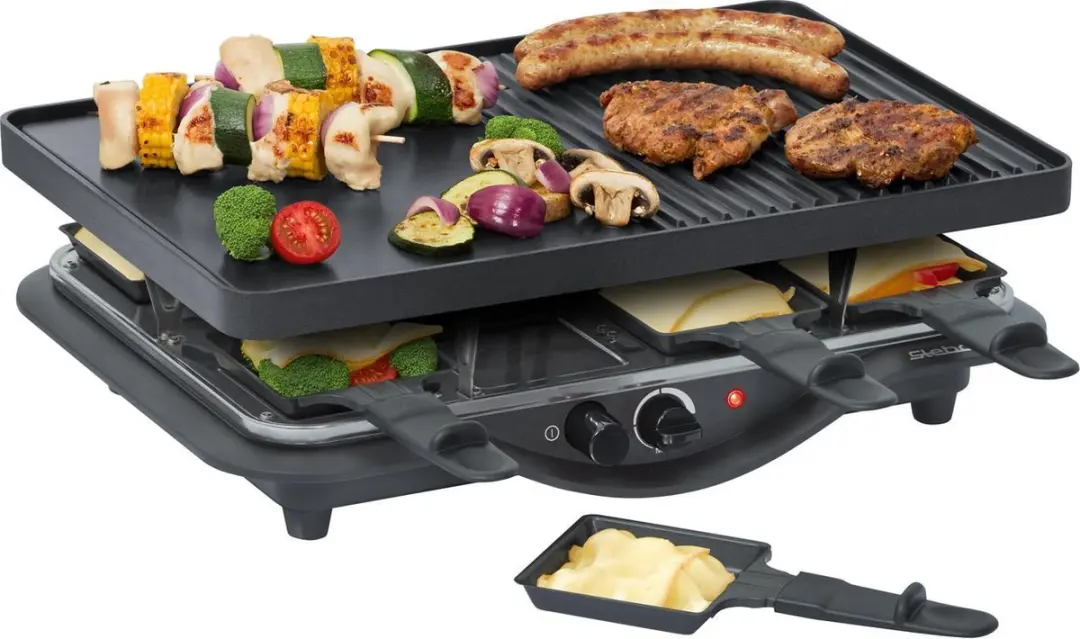 Steba RC28 Gourmetset - 1400W - 8 Personen - Zwart - afbeelding 4 van 6