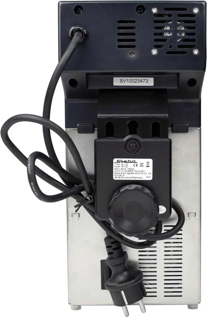 Steba SV100PROFESSIONAL Sous-Vide Stick - 1500W - RVS/Zwart - afbeelding 4 van 6