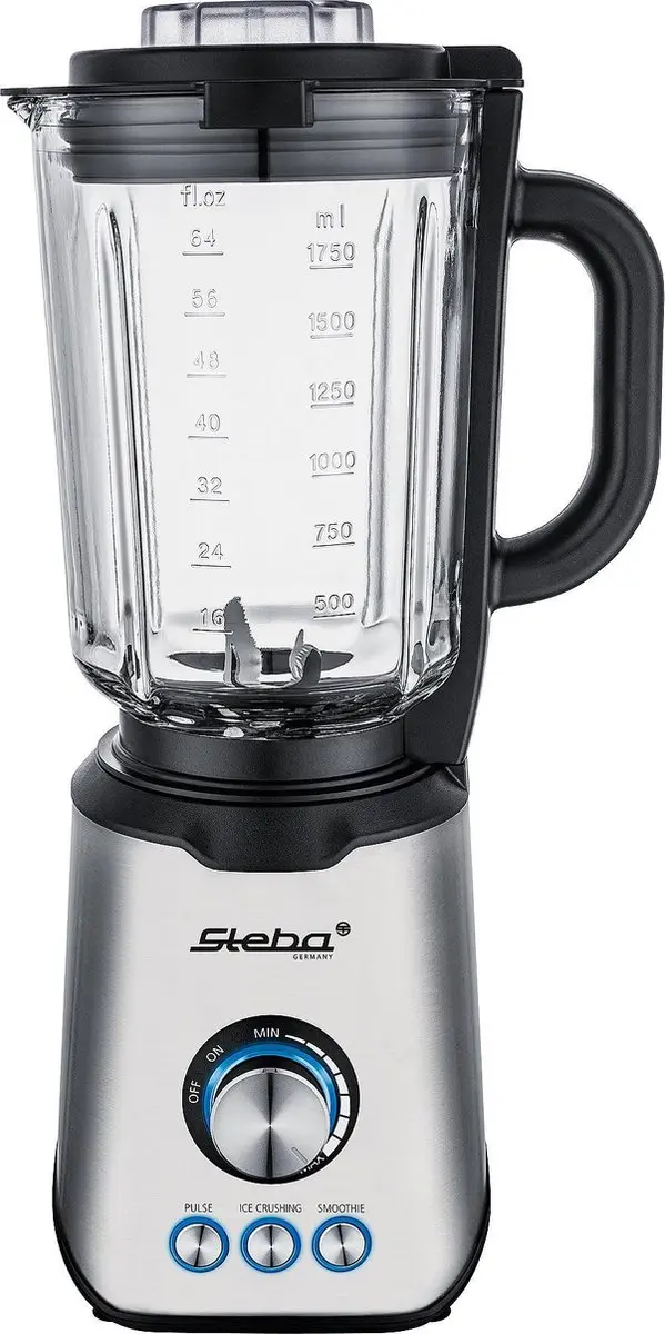 Steba MX4Plus Blender 1200W - 1,75 Liter - RVS - afbeelding 2 van 6