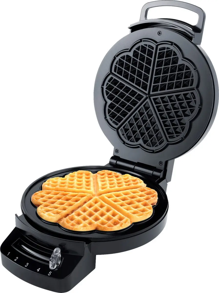 Steba WE1 Wafelijzer - 1200W - Zwart - afbeelding 3 van 4