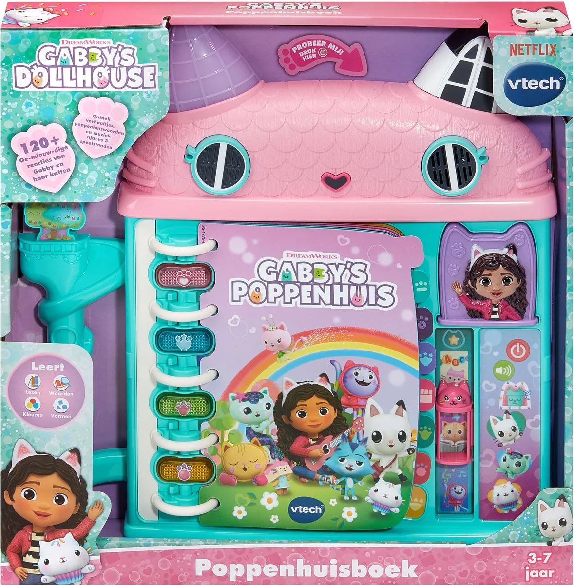 VTech Gabby's Dollhouse Poppenhuisboek - Multicolor