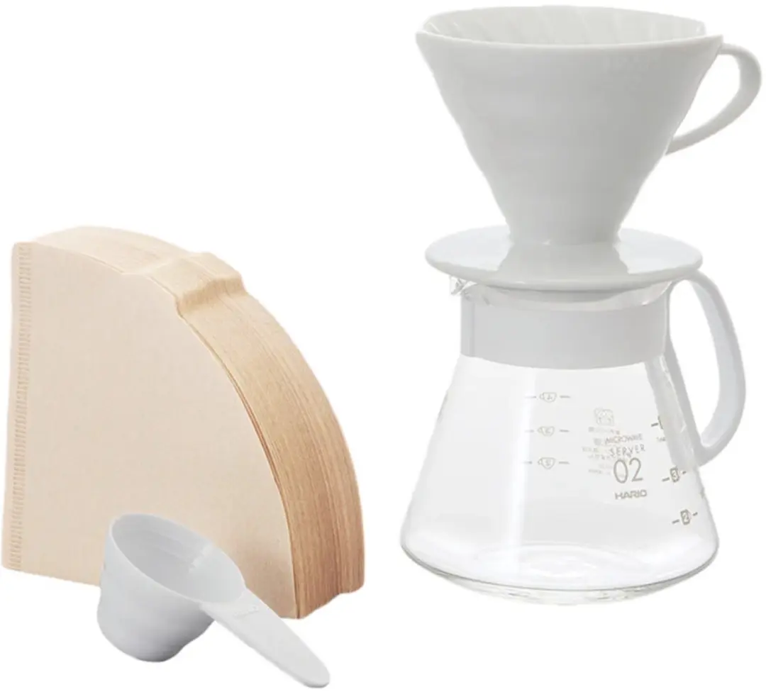 Hario V60-02 Keramische Druppelaar Set