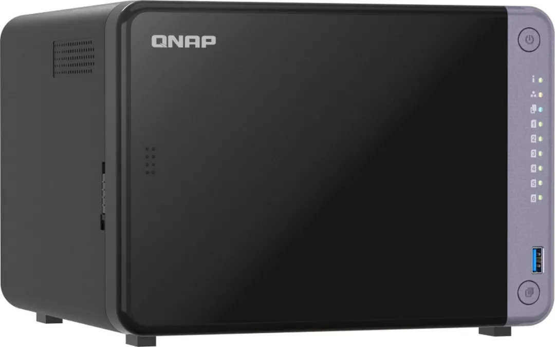 QNAP TS-632X-4G NAS - 6 Sleeves - 4 Kernen - Zwart