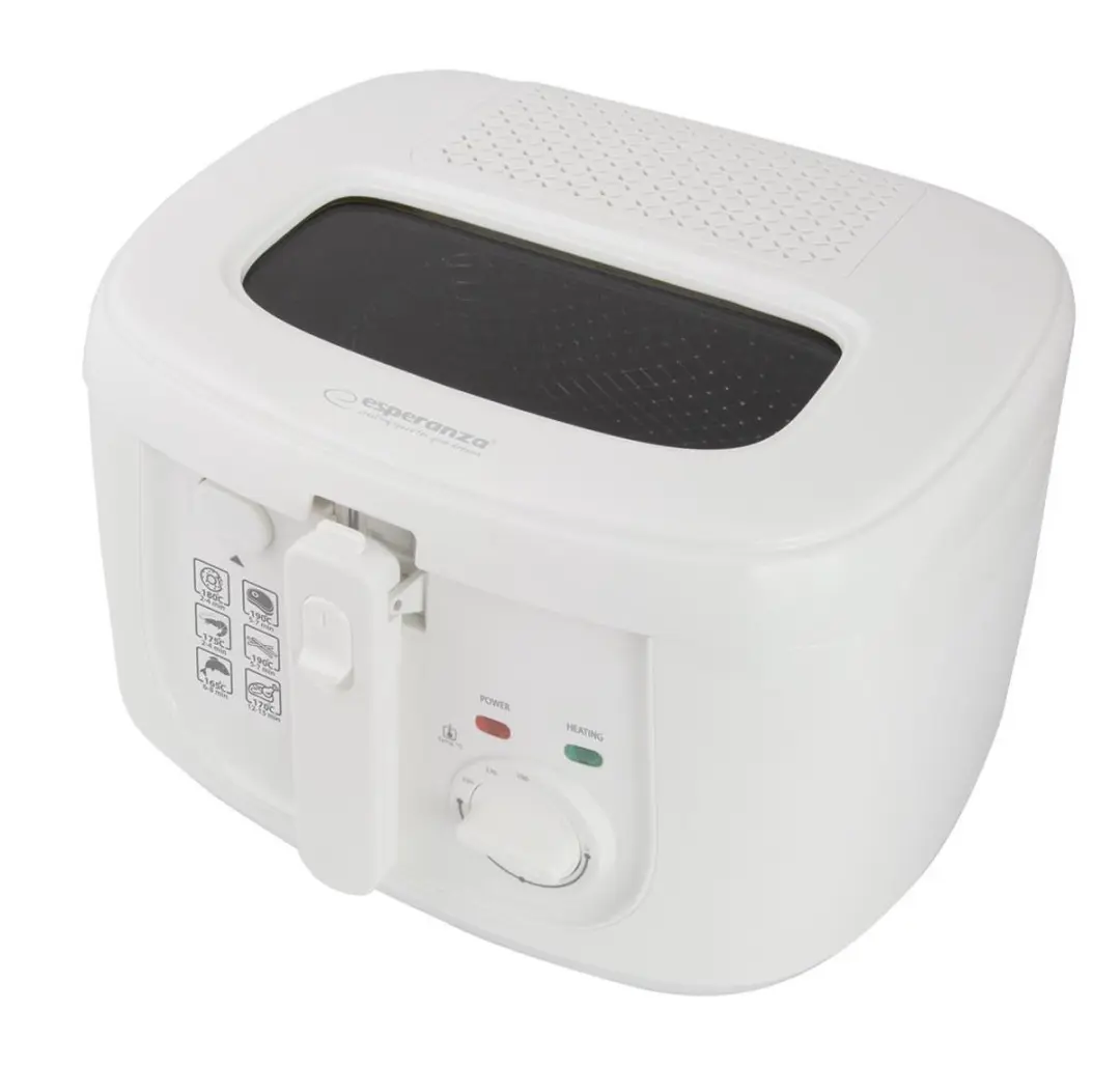 Esperanza HOPE EKG012 Friteuse - 2.5L - Wit - afbeelding 4 van 6
