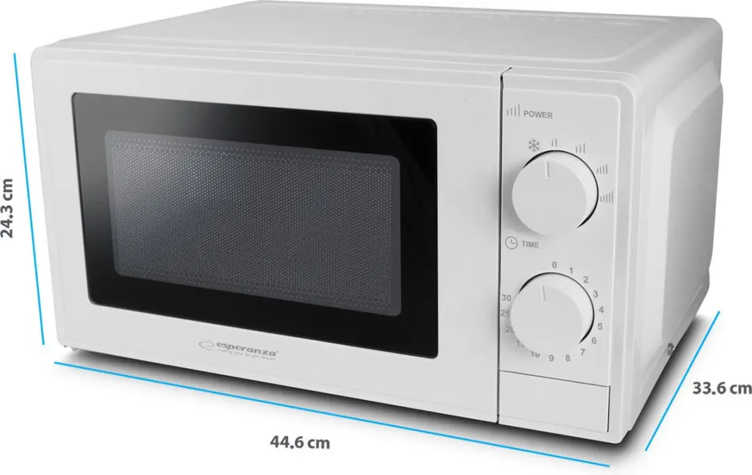 Esperanza ESTOFADO EKO011W Magnetron 20L 700W - Wit - afbeelding 2 van 4