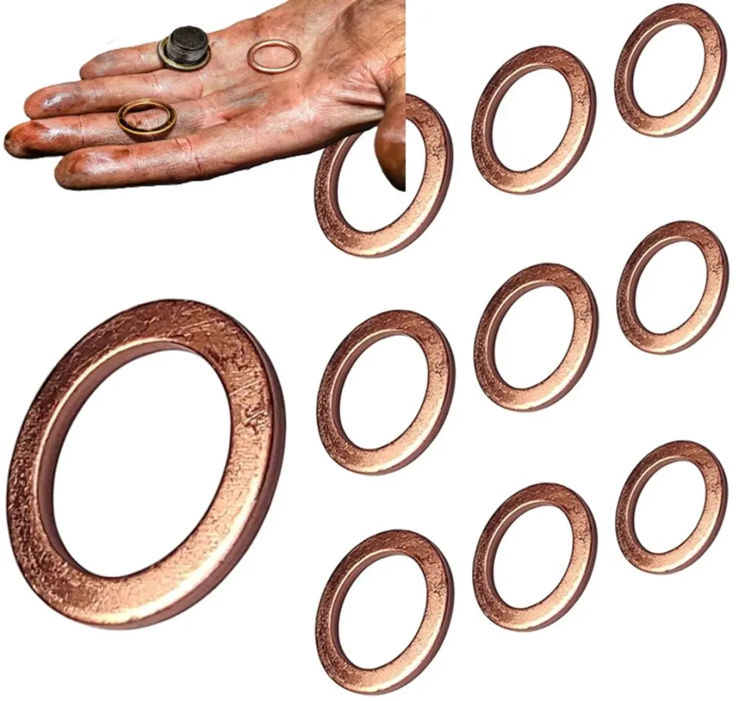 GEKO Koperen ringenset - 580 stuks - Diverse maten - afbeelding 5 van 6