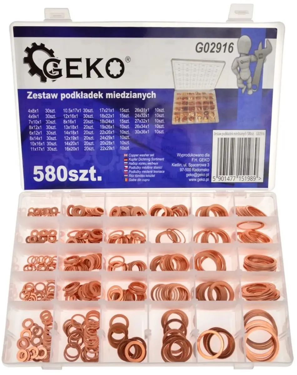 GEKO Koperen ringenset