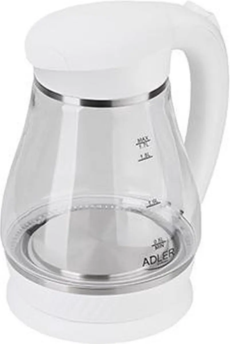 Adler AD1274 Waterkoker - 2200W - 1.7 liter - Wit - afbeelding 4 van 6