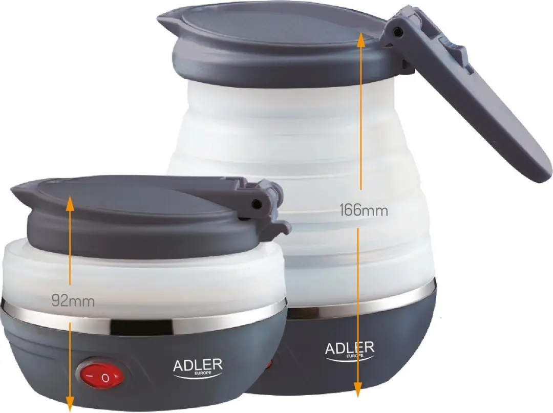 Adler AD 1279 Opvouwbare Camping Waterkoker - Wit - afbeelding 4 van 6