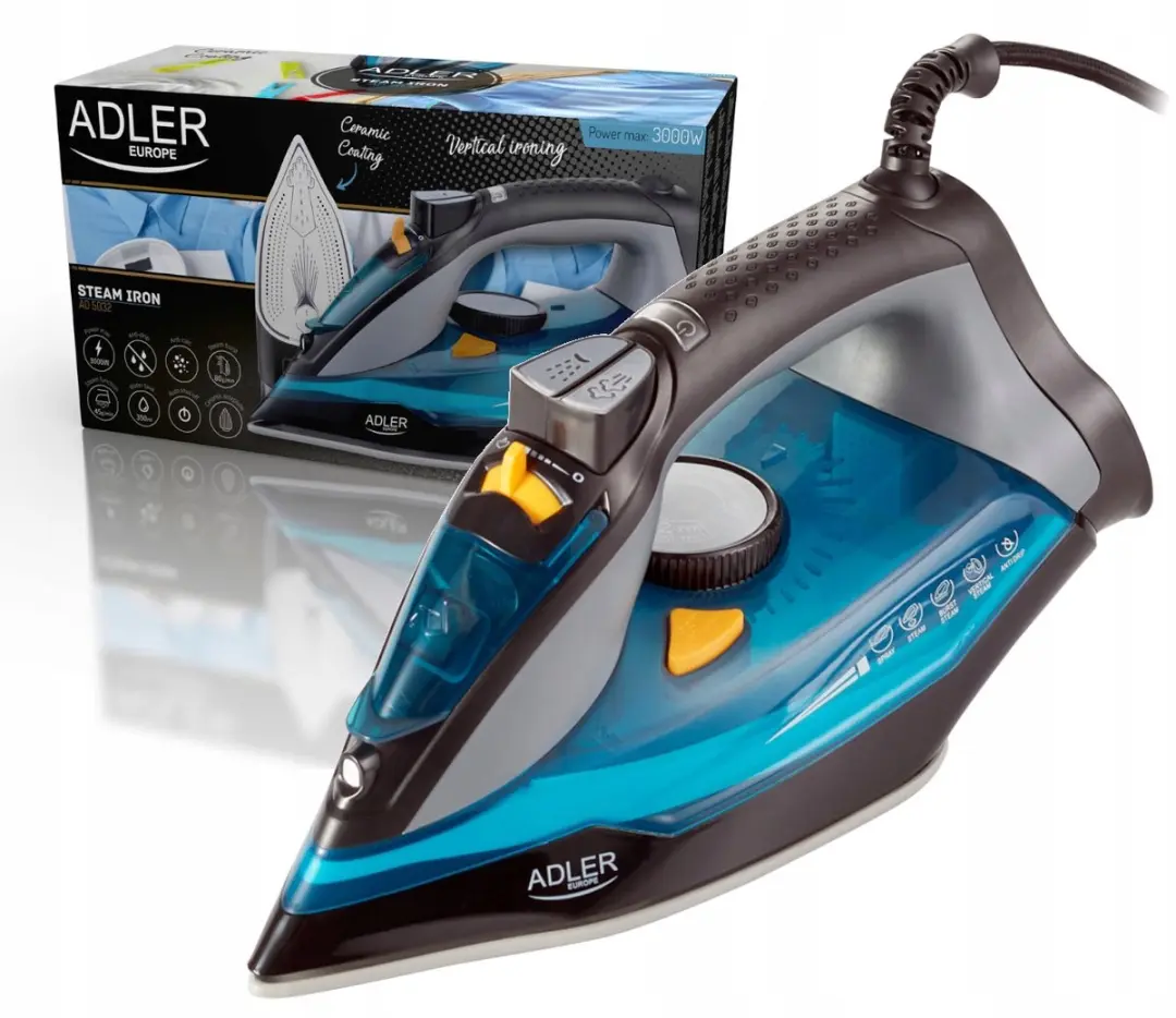 Adler AD 5032 Strijkijzer - 3000W - afbeelding 2 van 6