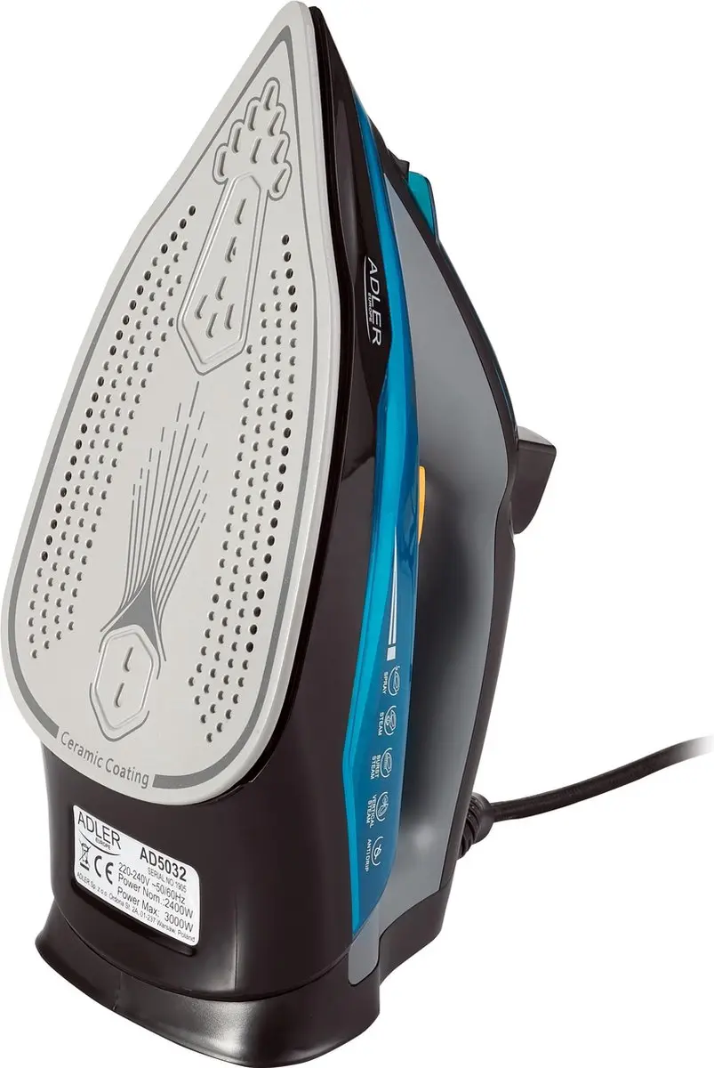 Adler AD 5032 Strijkijzer - 3000W - afbeelding 4 van 6