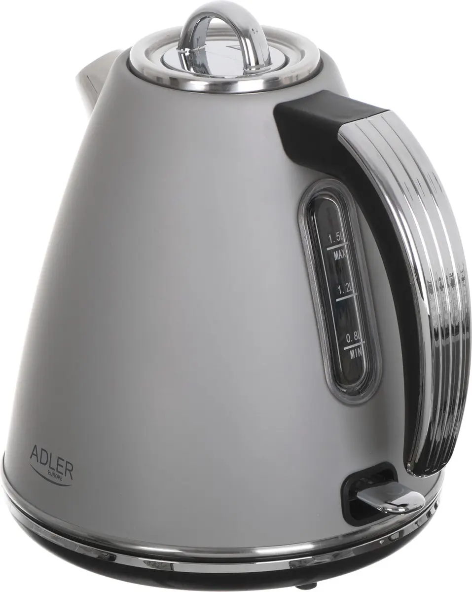 Adler AD 1343 Stalen Waterkoker - 1.5L - Grijs - afbeelding 3 van 5