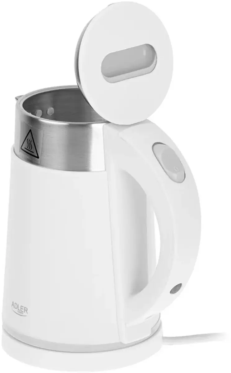 Adler AD 1372W Waterkoker 0,6L - Wit - afbeelding 4 van 6