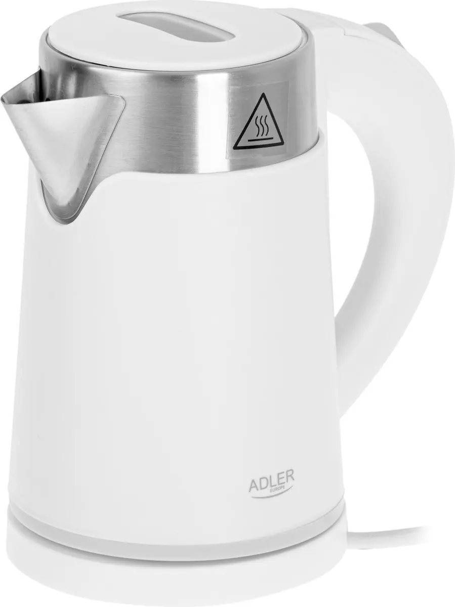 Adler AD 1372W Waterkoker 0,6L - Wit - afbeelding 6 van 6