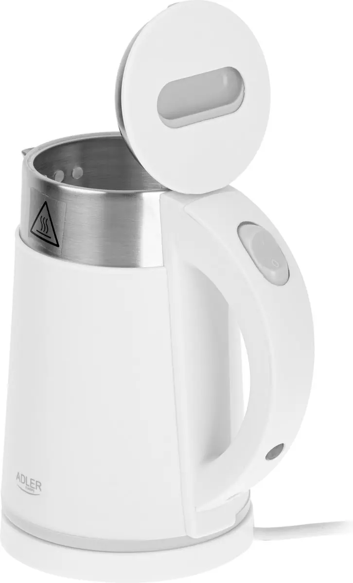 Adler AD 1372W Waterkoker 0,6L - Wit - afbeelding 5 van 6