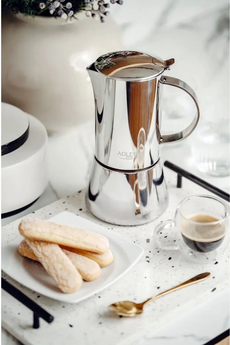 Adler AD 4417 Espressomachine - 620ml - Zilver - afbeelding 6 van 6